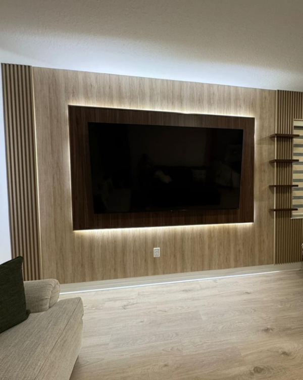 Lamina Plana WPC Interior - SKU W-600V-03 - Imagen 2