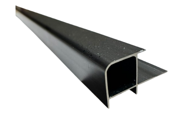 Perfil para WPC Interior - SKU AL224 Color Negro